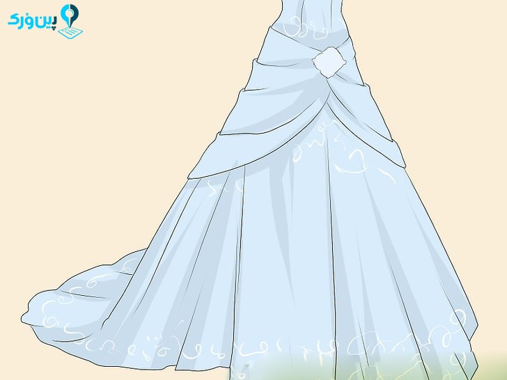 لباس عروس مدل پرنسسی
