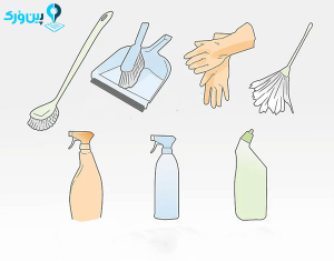 نگهداری پاک کننده ها در سرویس بهداشتی 